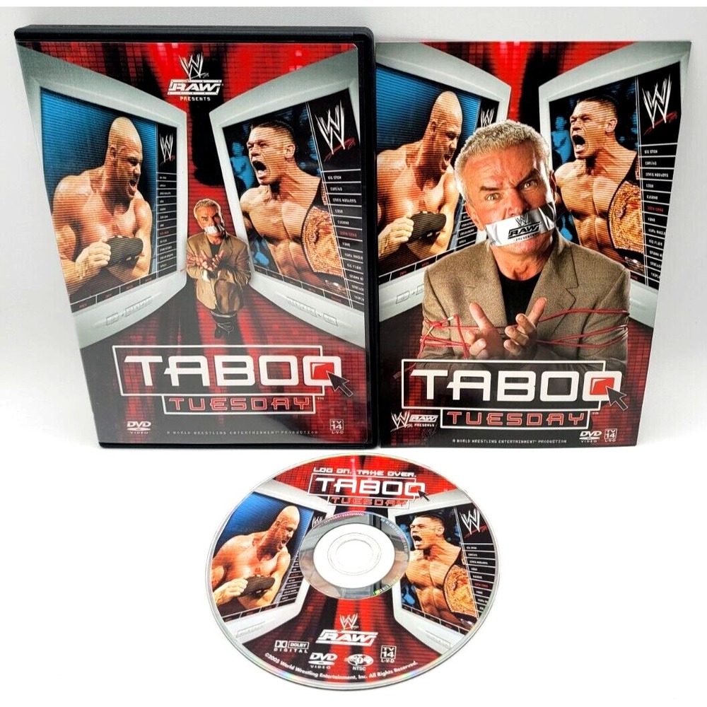WWE  Taboo Tuesday 2005 (DVD, 2005) JOHN CENA KURT ANGLE RIC FLAIR TRIPLE H‎